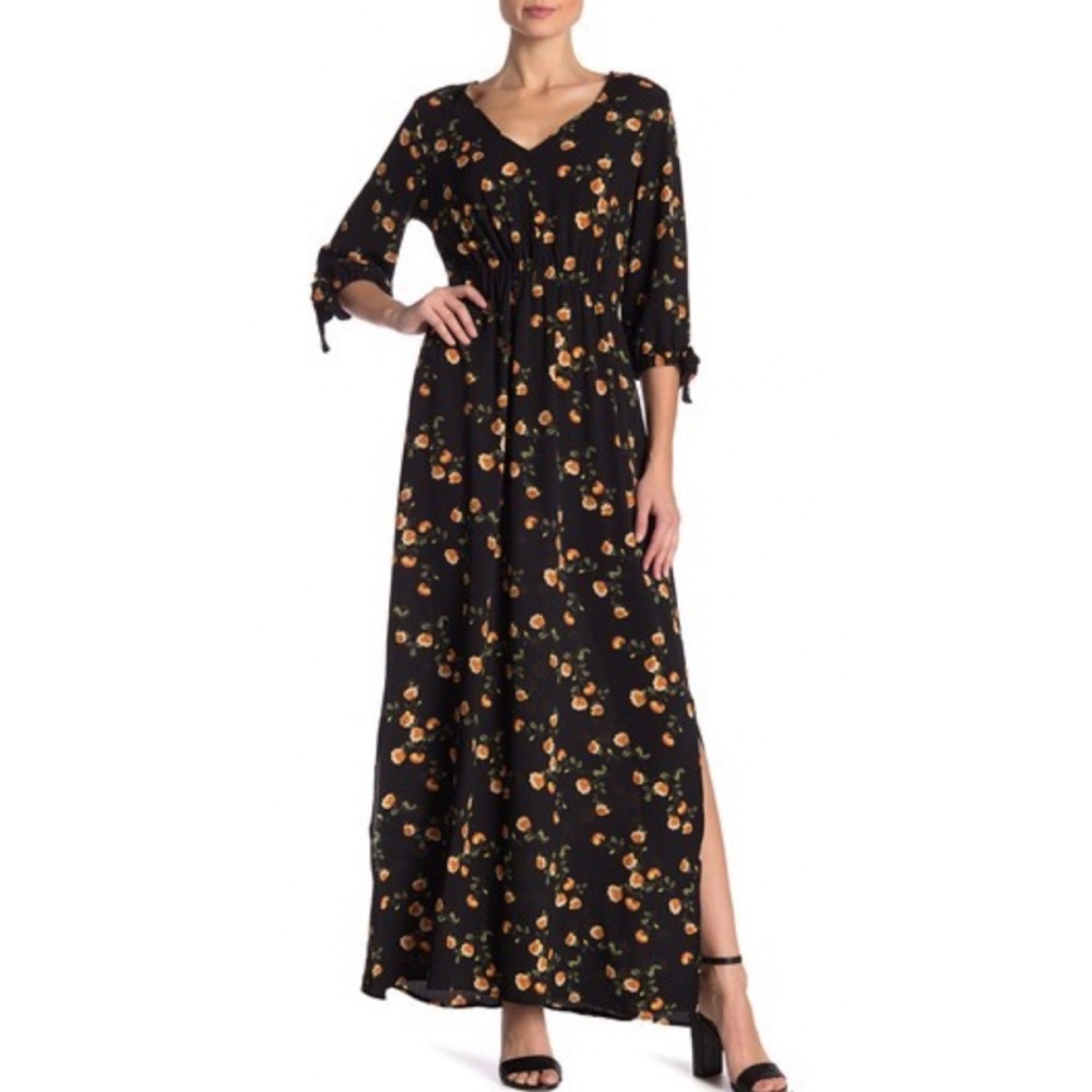 Floral Printed Maxi Dress